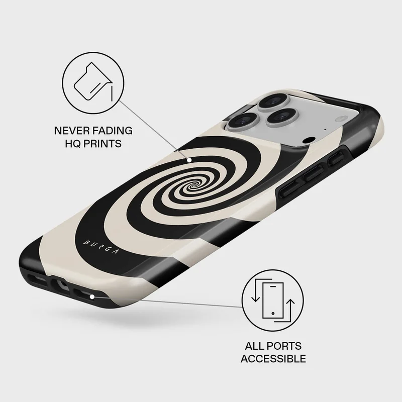 Burga iPhone 17 Pro Max Rabbit Hole Burga iPhone 17 Pro Max Rabbit Hole Premium Case Compatible with Hybrid Dual-Layer Hard Shell + Silicone Protection - Scratch-Resistant Shockproof Mobile Cover  | Best Price UAE